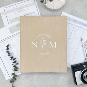 Personalized Wedding Planner I Ring Binder Custom Wedding Planning Book I The Ultimate Wedding Planner I Wedding Checklist