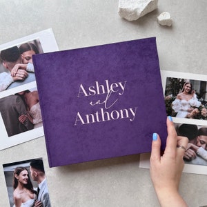 Handmade Self Adhesive Photo Album: Scrapbook for Wedding, Family, Travel, Anniversary Couple Gift