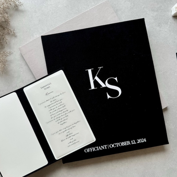 Officient Folder Wedding officiant folder | Beachweddingtips.com