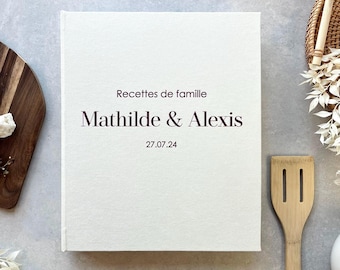 Personalized Family Recipe Book Binder: Handmade Cookbook Organizer