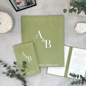 Hochzeitszeremonie - Ordner A4 mit Gelübde, Hochzeitszeremonie Offiziantbuch, personalisierte Broschüre für Lesungen bei der Hochzeitszeremonie