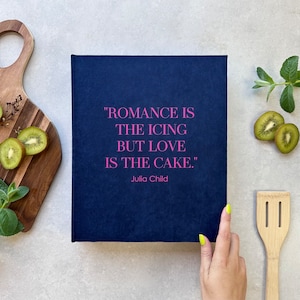 Pasta de receitas A4 personalizada com capas, livro de receitas personalizado, organizador de receitas de capa dura - presente de culinária, presente de Natal para a mãe