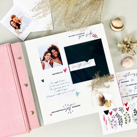 Personalized Letters to Bride Scrapbook: Bridal Shower Gift