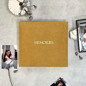 Modern Personalized Scrapbook Photo Album, Scrapbook Photo Album With Self-adhesive Pages, Travel Photo Album, Wedding Photo Album