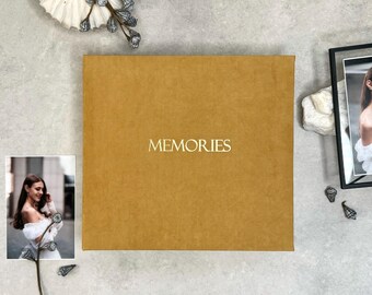 Personalized Scrapbook Photo Album, Self-Adhesive Travel, Wedding, Couple Album