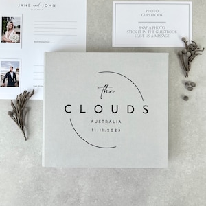 Wedding Photo Album Custom Guest book, Personalized Photo Guest Book, Instax Mini Wedding Book, Photo Booth Album