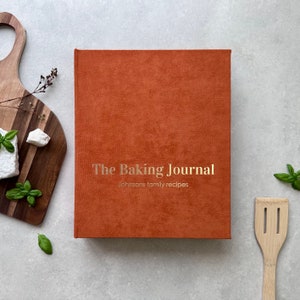 Carpeta de recetas / Libro de cocina personalizado / Libro de cocina A4 personalizado con fundas / Carpeta organizadora de recetas de tapa dura / Regalo de cocina para chef