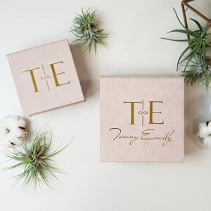 Personalized wedding ring box | Wedding ring pillow | Ring bearer box | Custom ring box | Ceremony ring box | Wedding ring box with pillow