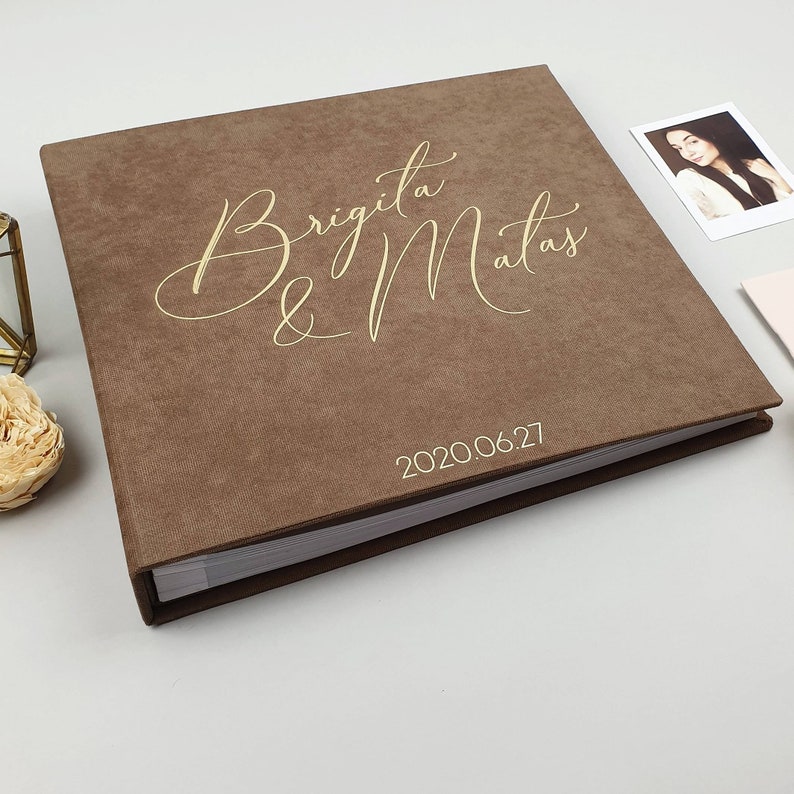 Wedding Guest book Personalized Photo Guest book instax Etsy