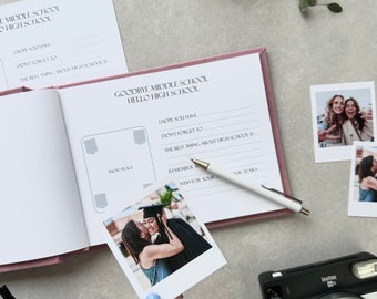 Personalized Graduation Guest Book As Gift | Graduation Party Gift | Memory guest book | Instax wishes book | Graduation Wishes Book