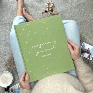 Mein Schwangerschaftstagebuch, werdende Mutter Geschenk, personalisiertes Schwangerschaftstagebuch für werdende Eltern, Schwangerschaftstagebuch