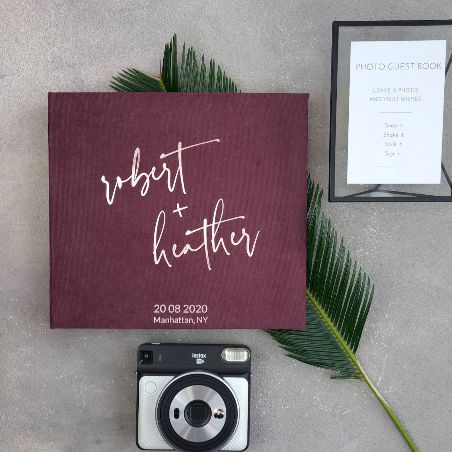 Instax Guest Book Wedding Guest Book Instax Mini Album Etsy España