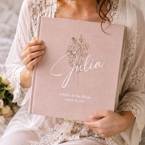 Álbum de recortes con cartas personalizadas para la novia – Libro de recuerdos para la despedida de soltera