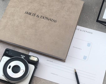 Personalisierte Hochzeit Foto-Gästebuch-Album für alle Instant Foto