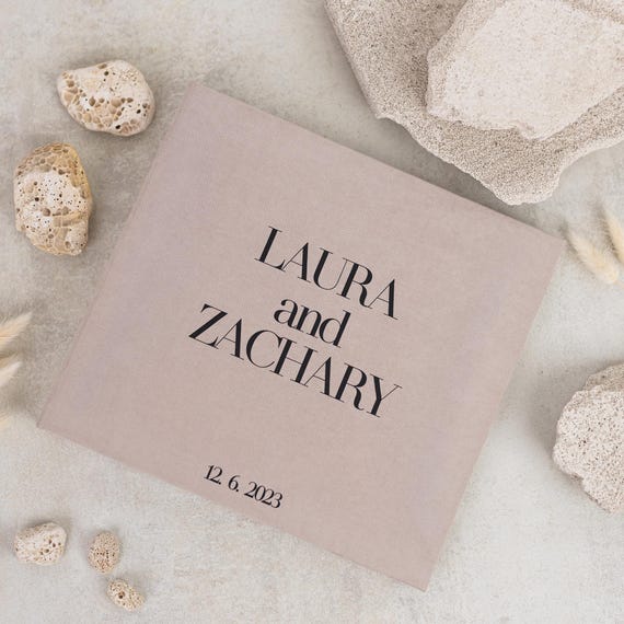 封筒型ウェディングゲストブック：アドバイスカード付きポラロイド