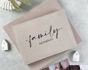 Personalisiertes Familienfotoalbum, selbstklebendes Sammelalbum, Geburtstagsgeschenk