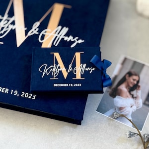 Personalized USB Flash Drive Case, Mini USB Box - Wedding Photography Packaging, Custom USB Box