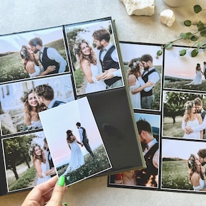Traditional Photo Album, Custom Photo Book with Slip-In Sheets, Personalized gift, Luxury Photo Album