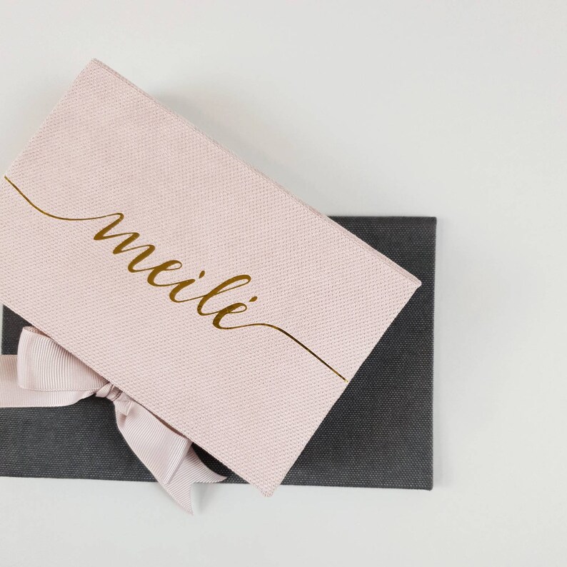 Personalized Keepsake Clamshell Box, Presentation gift box, Wedding, Birthday Congratulations Money Cash Gift Box