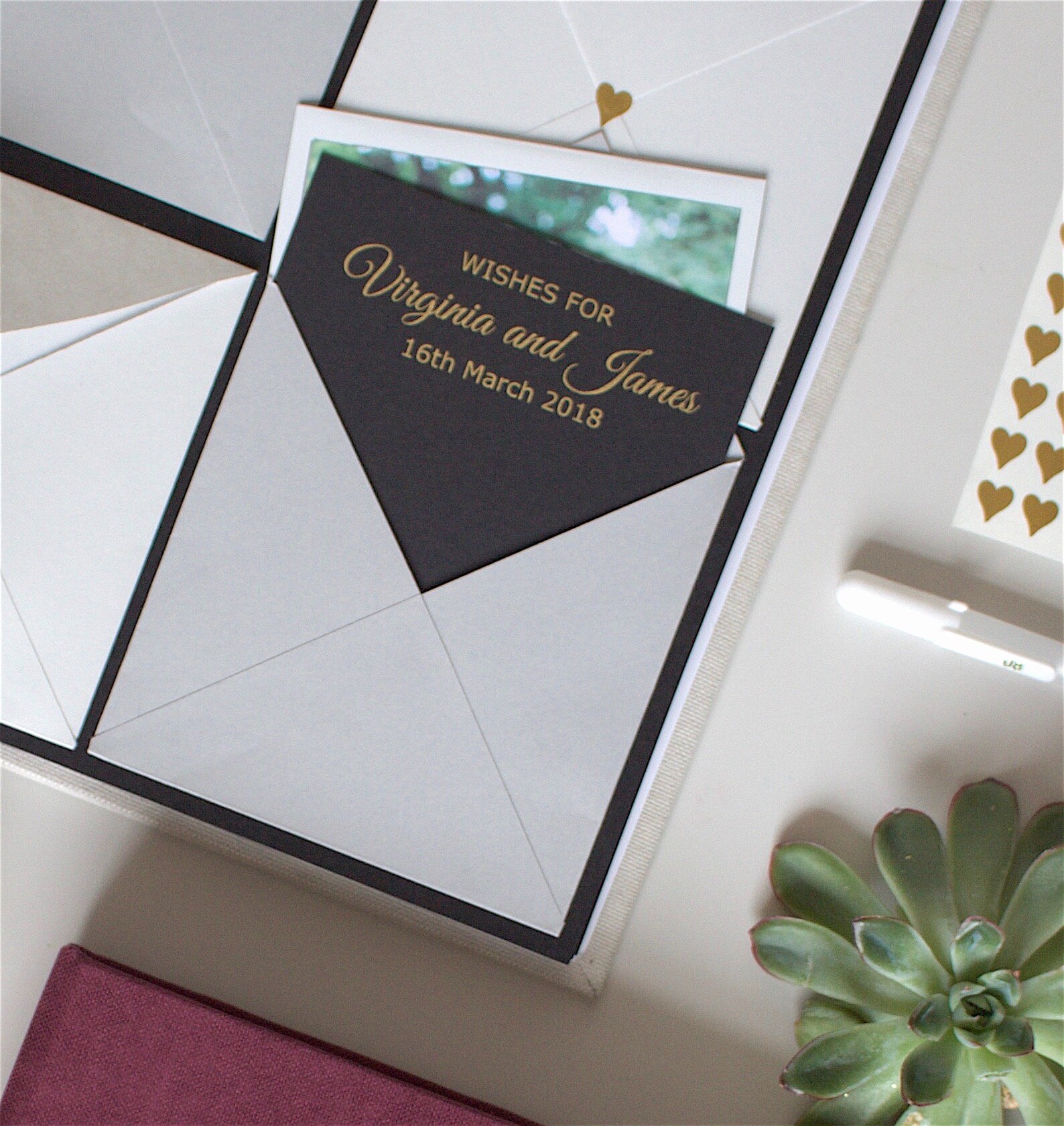 Exclusive Envelope Guest Book Alternative Rustic Wedding Guest Etsy