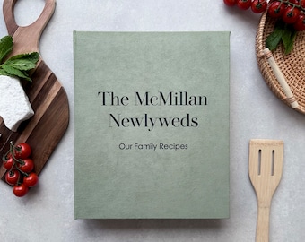 Personalized Recipe Book Binder: Custom Cookbook Organizer with Sleeves