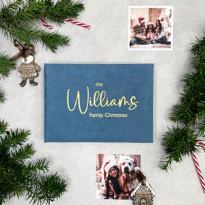 Personalised Modern Scrapbook Photo Album With Self-adhesive Pages, Gift for Christmas, Wedding Album, Family Photo Album, Christmas Album