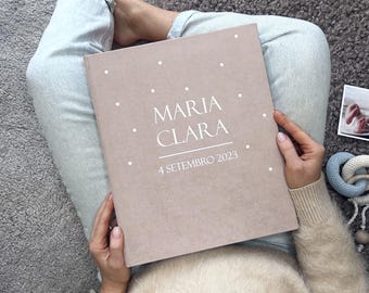 Cuaderno de recuerdos personalizado para bebés: diario de bebé de 5 años