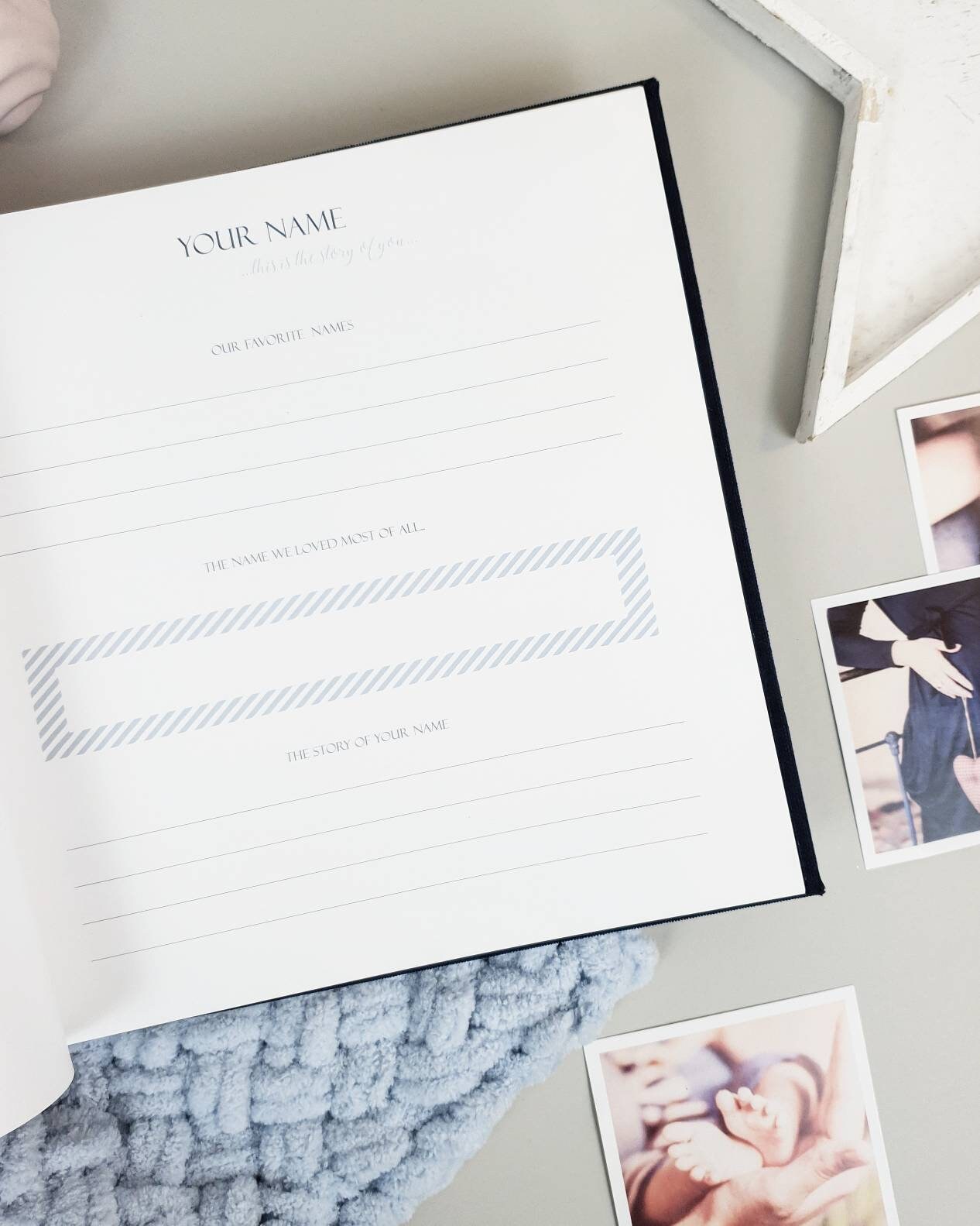 Custom Personalized First Year Baby Memory Book Baby Book Etsy