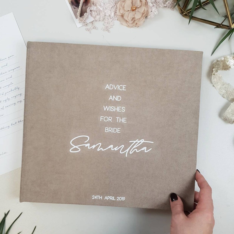 Bridal Shower Guest Book Bridal Shower Keepsake Bridal Etsy.de