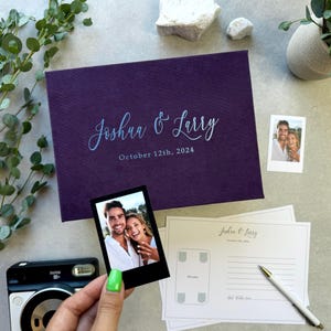 Alternative au livre d'or photo de réception de mariage - Cartes avec questions, activité de mariage interactive, mariage Mad Lib - Cartes de conseils avec boîte