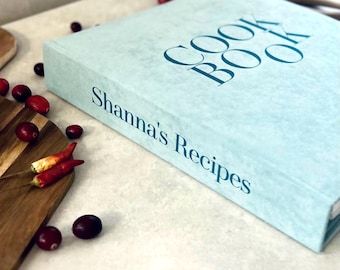 Personalized Recipe Book Binder: Custom Cookbook Organizer with Sleeves, Kitchen Gift For Easter