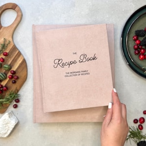 Livro de receitas de fichário A5, organizador de fichário de receitas personalizado, livro de receitas de cozinha A4, diário de receitas de família, presente de cozinheiro mais vendido