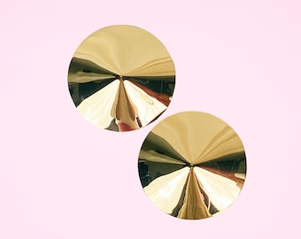 Metal Nipple Pasties in Gold, Silver or Rose Gold Tone - Artemis #30038