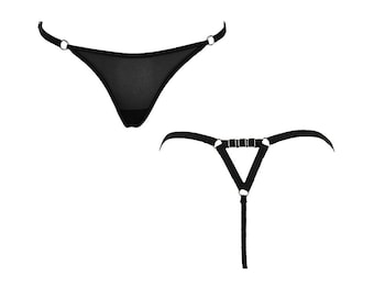 Sheer Fishnet Thong / Mesh See Thru Thong - Serena #20244