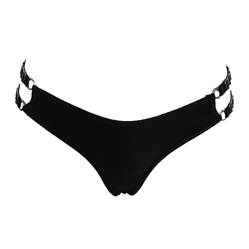 Cheeky Panty / Adjustable Cheeky Bikini With Hardware / - Etsy