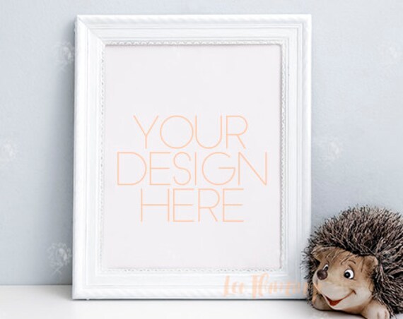 White Frame Mockup Baby Nursery Mock Up Kid Mock