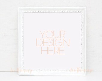 Download Mockup Square Frame White Frame Mock Up Antique Mockups Vintage Mock Up Blank Frame Mock Ups Wedding Template Frame Stock Photo 3d Wall Logo Mockup PSD Mockup Templates