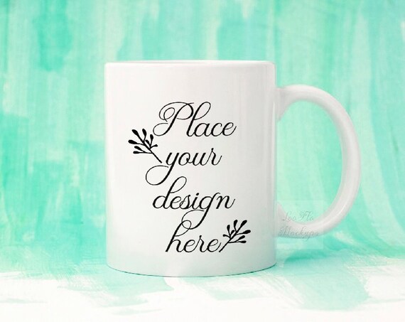 Coffee Mug Mockup Cup Template White Mug Mockup Mint