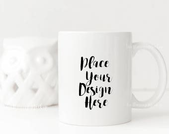 white mug mock up white coffee mockup rustic cup template etsy