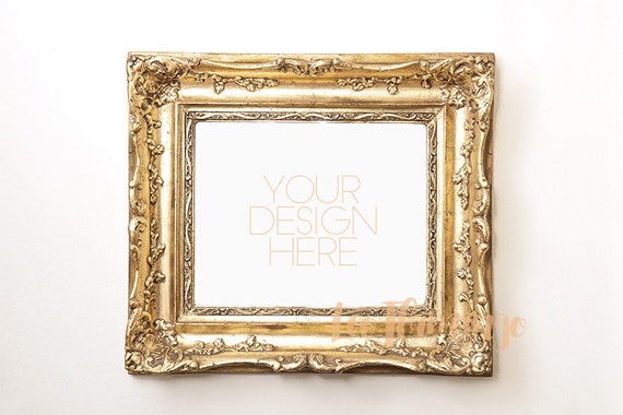 Mockup Frame Romantic Mock Up Gold Frame Mock Ups