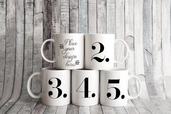 Download Free 5 Mug Mock Up Coffee Cup Mockup Five Mug Psd All Download Product Psd Mockup Packaging For Bottle Psd Mockup Product PSD Mockup Templates