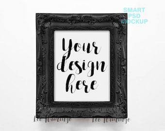 Mockup Black Frame Halloween Mock Up Victorian Mock Ups Gothic Frame Mockups Goth Dark Mock Up Vampire Frame Mock Antique Template Mockup Magazine Psd Free Download All Free Mockups