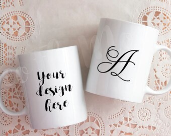 Download Flatlay Mug Mockup Etsy