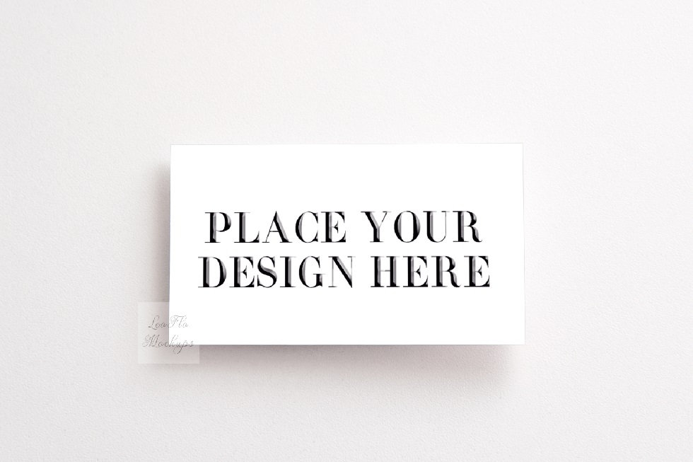 2 X 3 5 Business Card Mockup Blank Card Mock Up Visit Etsy