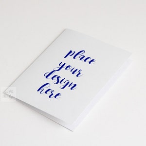 A2 Greeting Card Mockup 5 5 X 4 25 Invitation Mockups Etsy