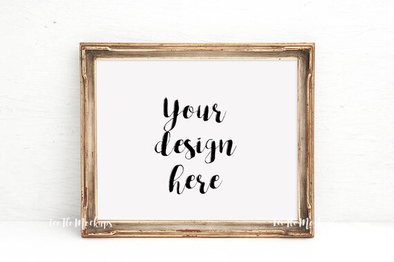 Mockup Frame Blank Frame Mockups Art Deco Mock Up Vintage Etsy