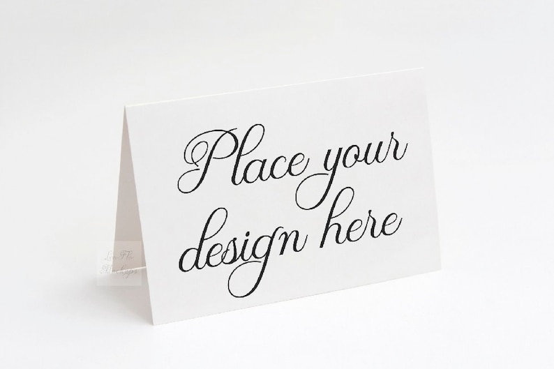 Download 5x7 Greeting card mockup 5x7 horizontal Invitation psd | Etsy