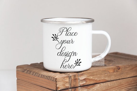 Download Metal Mug Mock up Campfire Mockup Camping mug mockups stock | Etsy