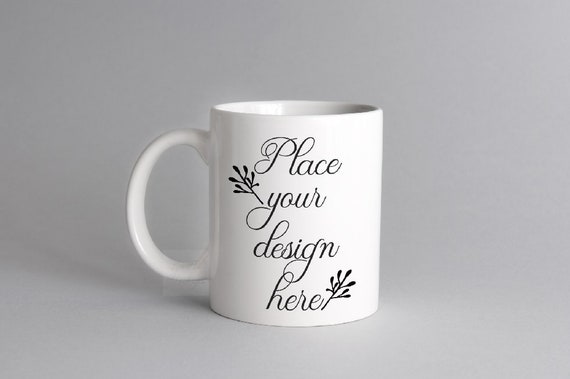 Download Sublimation Mug Mockup 11oz Coffee Mug Mock Up White Mug Etsy