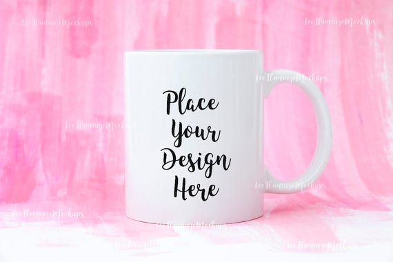 Coffee Cup Mockup White Mug Mock Up Artist Mockup Blank Mug Etsy